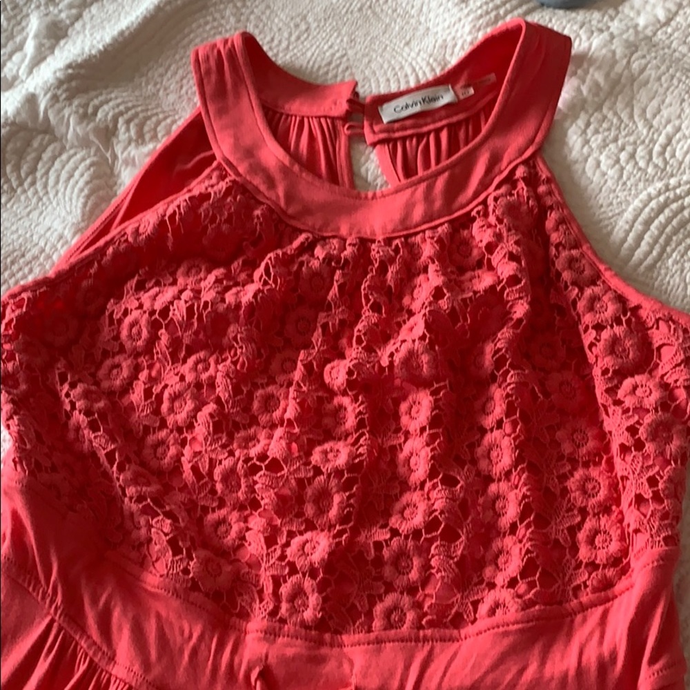 Calvin Klein soft knit maxi dress